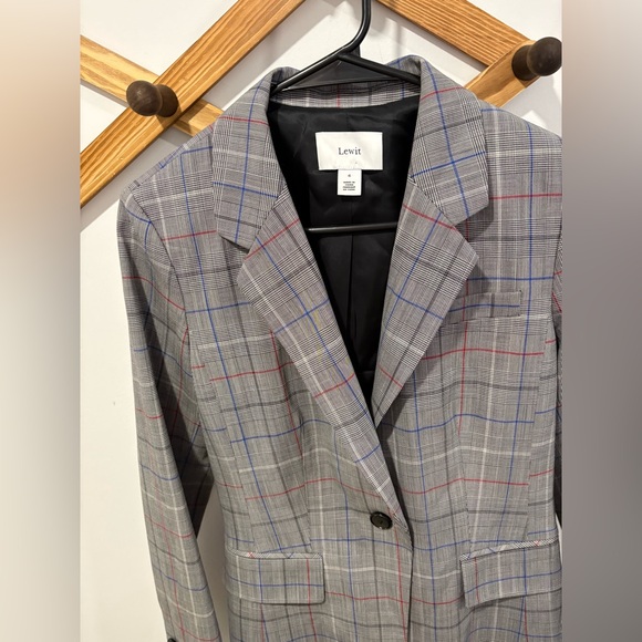 Lewit plaid wool blend blazer - Picture 5 of 8